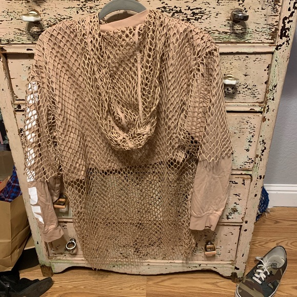Ivy park blush colored mesh hoodie NEVER WORN - Picture 6 of 6